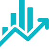 Android App Development - an illustration of a graph showing profit margin increasing.