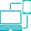 Illustration of desktop and mobile