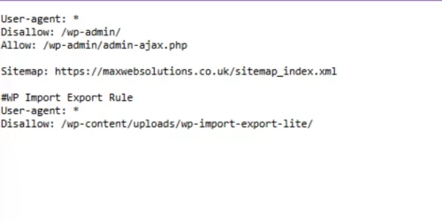 Example of a robots.txt file